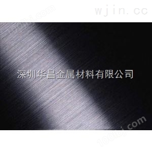 黑钛金不锈钢平板-SUS304拉丝面镀钛金板